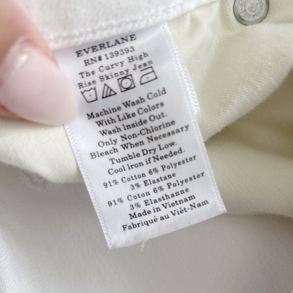 Everlane | The Curvy Skinny [White] - Picture 6 of 6
